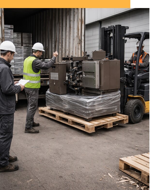 Доставка промышленного оборудования из Европы от 45783