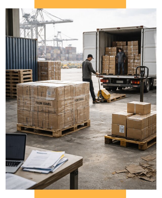 Доставка грузов из Израиля от 15261 р., логистика от СетСервис-Рцв
