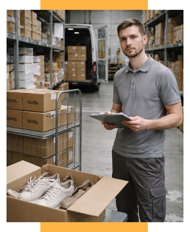 Доставка обуви из Китая и Турции от 4578 р. СетСервис-Рцв