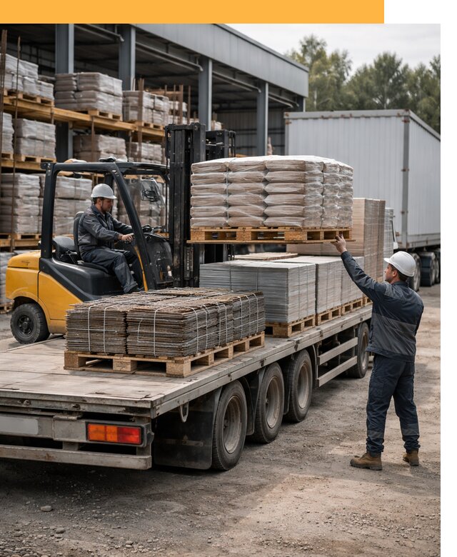 Перевозка строительных материалов по миру от 5596 руб