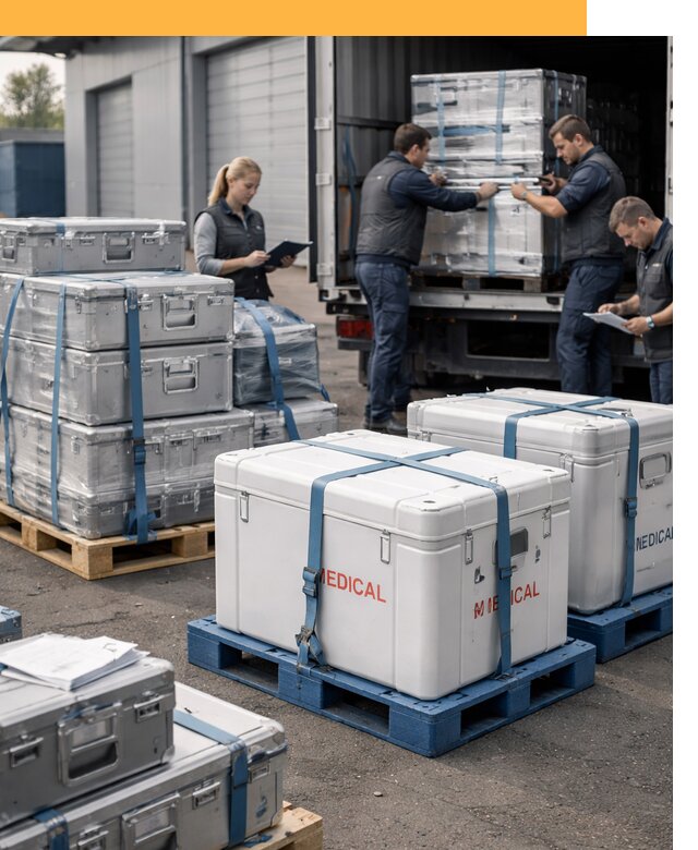 Перевозка медицинского оборудования по всему миру от 15261 руб