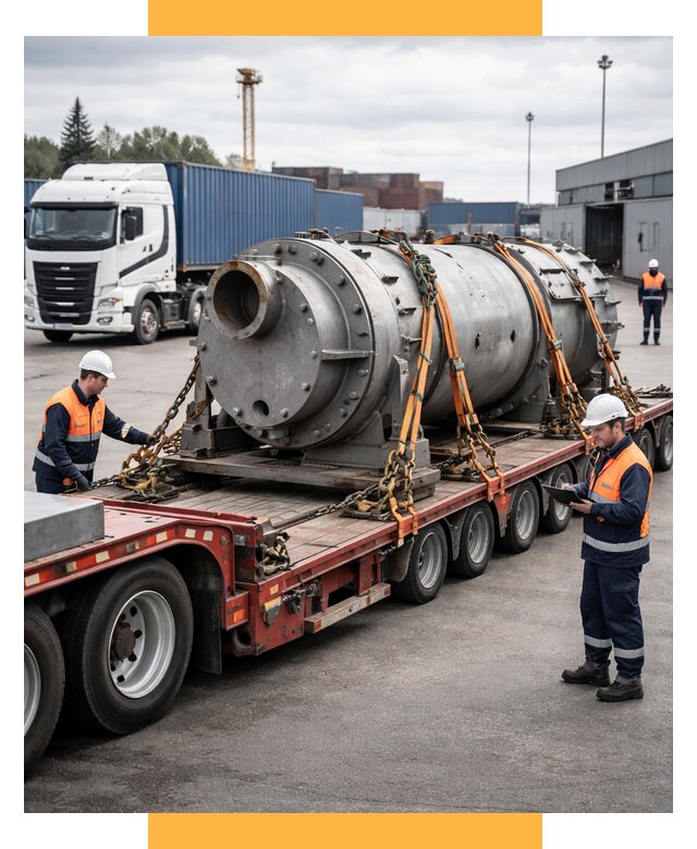 Перевозка тяжеловесных грузов под ключ от 152610 р. | СетСервис-Рцв