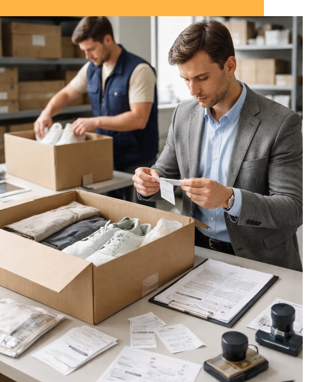 Таможенное оформление одежды и обуви по выгодной цене от 6613 руб